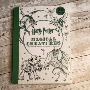 Harry Potter “Magical Creatures” postcard coloring book - 20 postcards -NWT